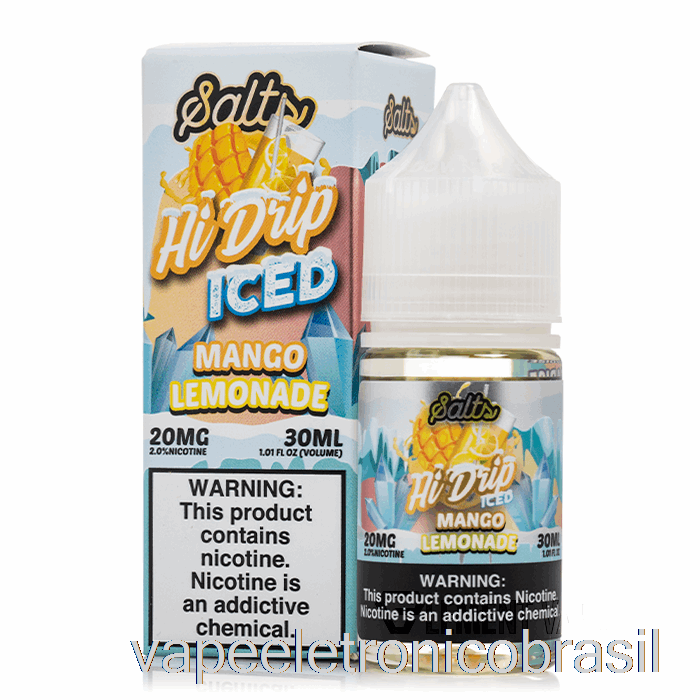 Limonada De Manga Gelada Vape Eletrônico - Sais De Gotejamento - 30ml 50mg